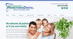 Desktop Screenshot of greencastlehometowndental.com